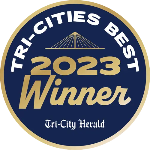 Tri-Cities Best 2023 Winner badge, Tri-City Herald